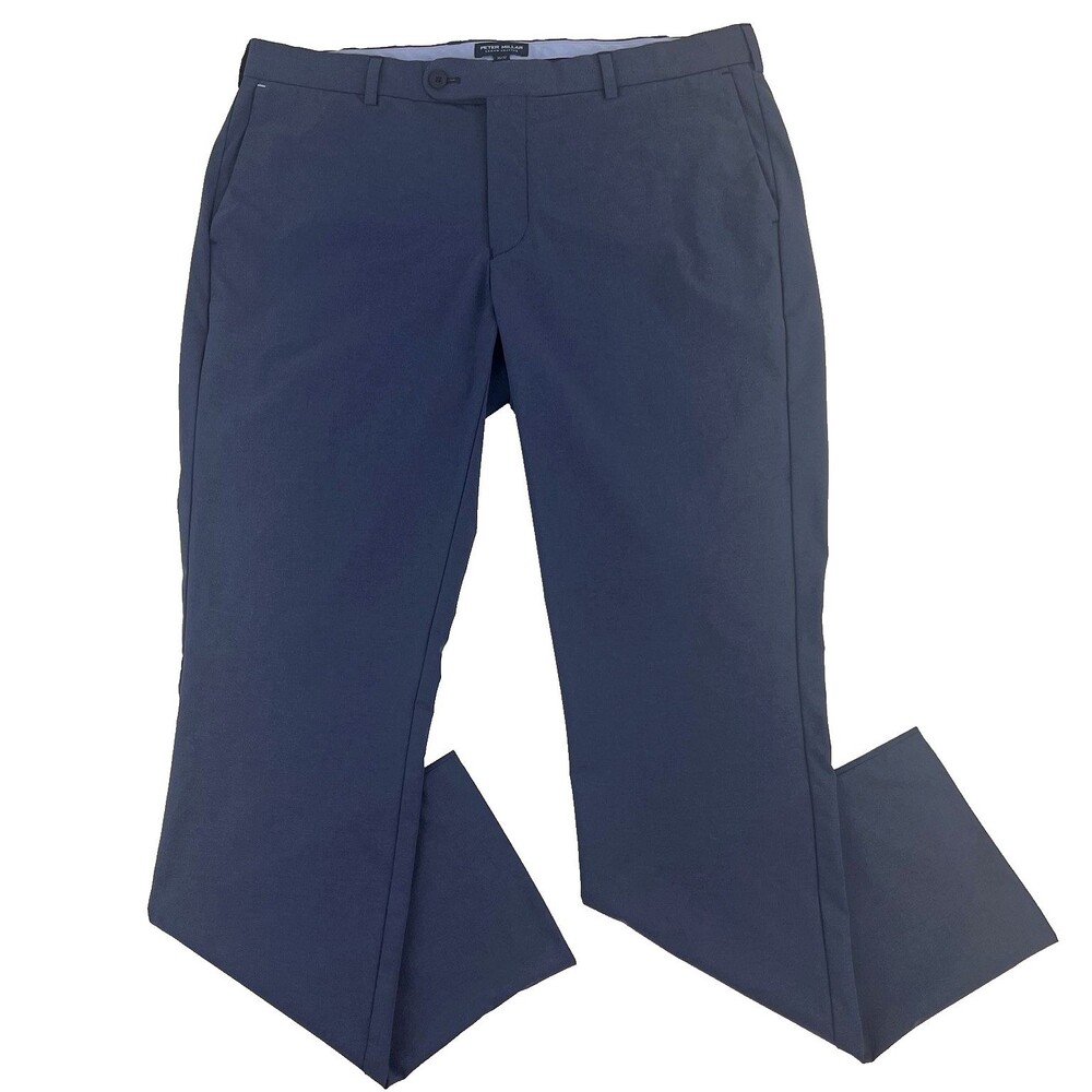 Peter Millar Crown Crafted Surge Performance Trouser Pants Mens 36/32 Navy Golf